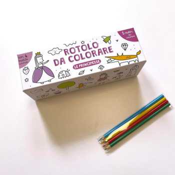 Le Principesse - Rotolo da colorare