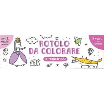 Le Principesse - Rotolo da colorare