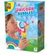 Unicorno soffia bolle