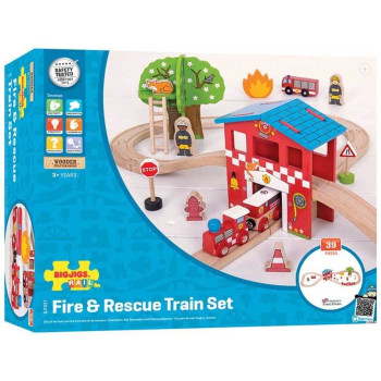 Treno Stazione Pompieri Bigjigs Train