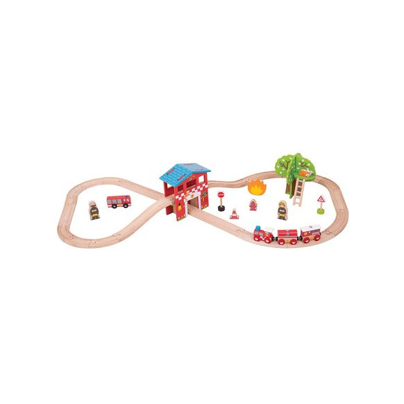 Treno Stazione Pompieri Bigjigs Train