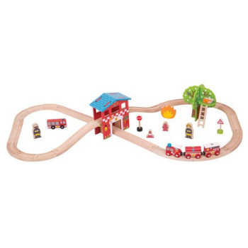 Treno Stazione Pompieri Bigjigs Train