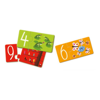 Puzzle Duo Numeri Djeco