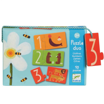 Puzzle Duo Numeri Djeco