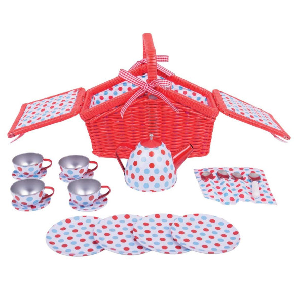 Cestino Té Pois Bigjigs Toys Cestino Té Pois Bigjigs Toys