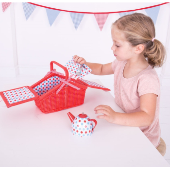Cestino Té Pois Bigjigs Toys