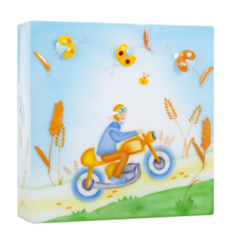 Lampada Ragazzo in Moto 
