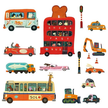 Stickers Autoveicoli Djeco