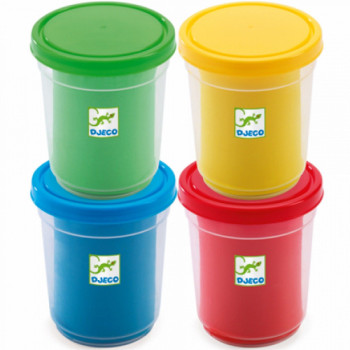 4 Vasetti Pasta da Modellare Djeco