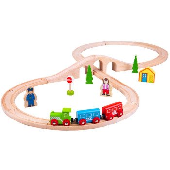 Pista Treno Otto Bigjigs Train