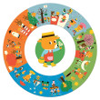 Puzzle XXL L'anno Djeco